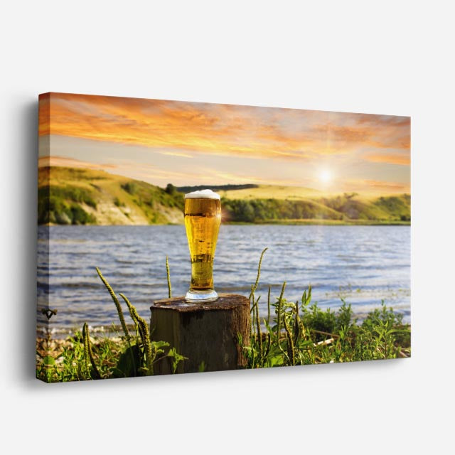 cuadro canvas cerveza brisa y cerveza horizontal