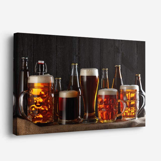 cuadro canvas cerveza barra cervecera horizontal