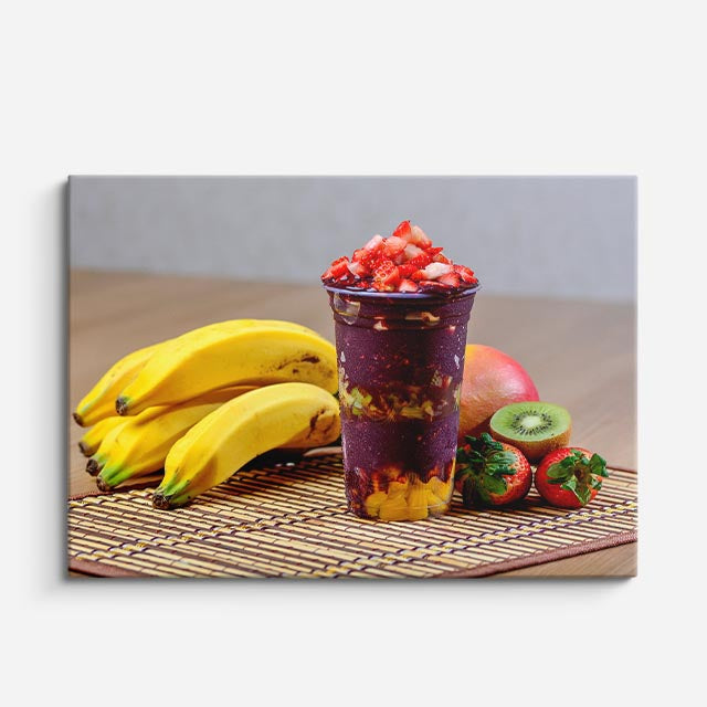 cuadro canvas jugos y frutas acai vital horizontal
