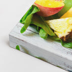 cuadro canvas jugos y frutas arcoiris frutal horizontal