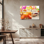 cuadro canvas jugos y frutas amanecer citrico horizontal