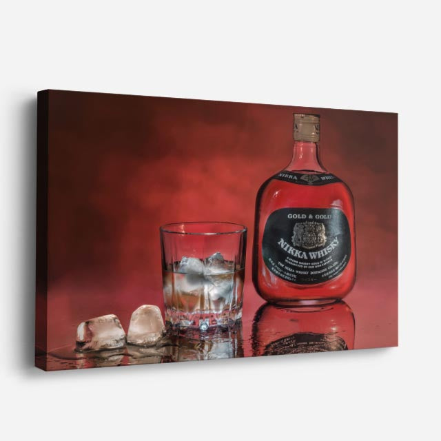 cuadro canvas cócteles y licores licor rubi horizontal