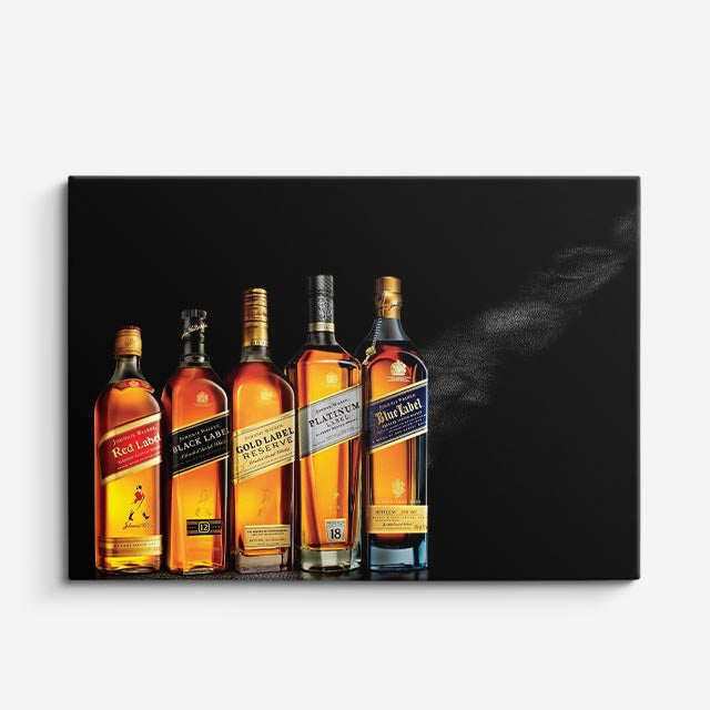cuadro canvas cócteles y licores ruta de whisky horizontal