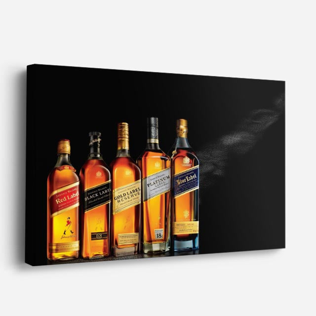 cuadro canvas cócteles y licores ruta de whisky horizontal