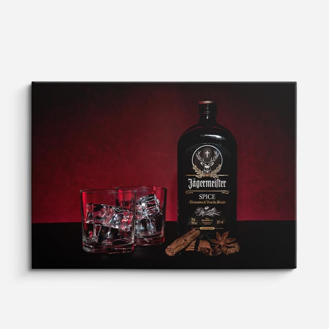 cuadro canvas cócteles y licores licor nocturno horizontal