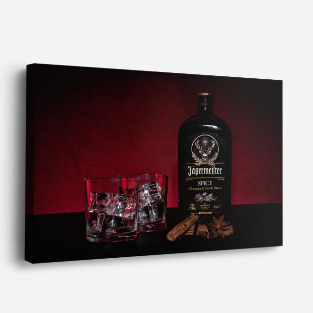 cuadro canvas cócteles y licores licor nocturno horizontal