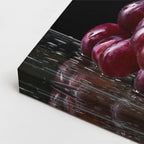 cuadro canvas cócteles y licores uvas y cristal horizontal