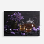 cuadro canvas té e infusiones te de lavanda horizontal