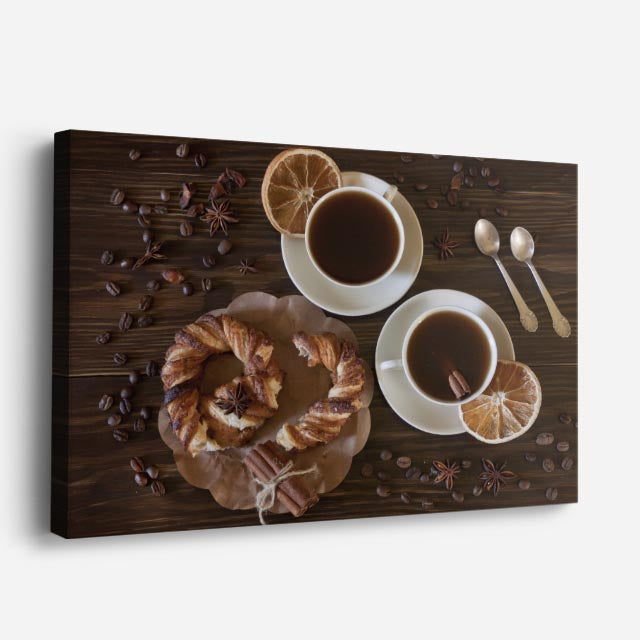 cuadro canvas café manana de cafe horizontal