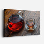 cuadro canvas té e infusiones cristal de te horizontal