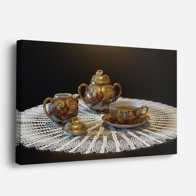 cuadro canvas té e infusiones te real horizontal