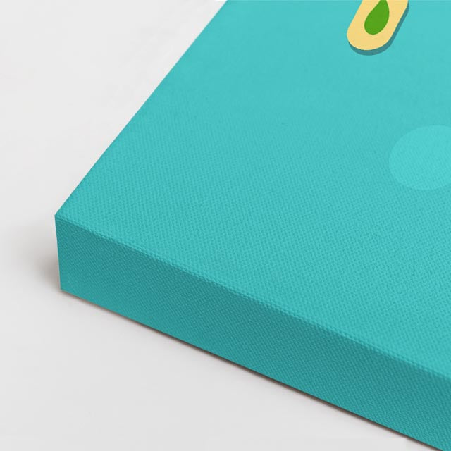 cuadro canvas té e infusiones te ilustrado horizontal