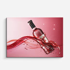 cuadro canvas vino vino en movimiento horizontal