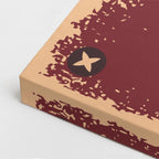 cuadro canvas de café cafetera moka en diseño vintage de alto contraste estilo vintage