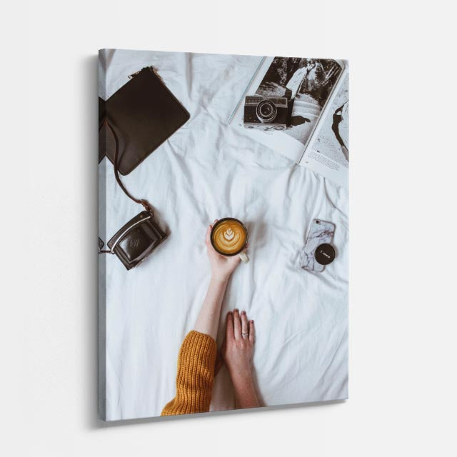 cuadro canvas café despertar creativo estilo moderno