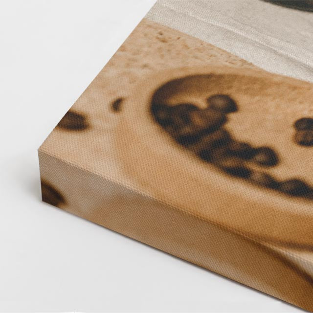 cuadro canvas alquimia de café estilo artesanal elegante