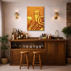 cuadro canvas cerveza fiesta cervecera estilo decorativo