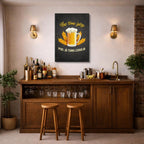 cuadro canvas cerveza cerveza nocturna estilo decorativo