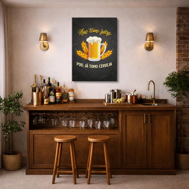 cuadro canvas cerveza cerveza nocturna estilo decorativo