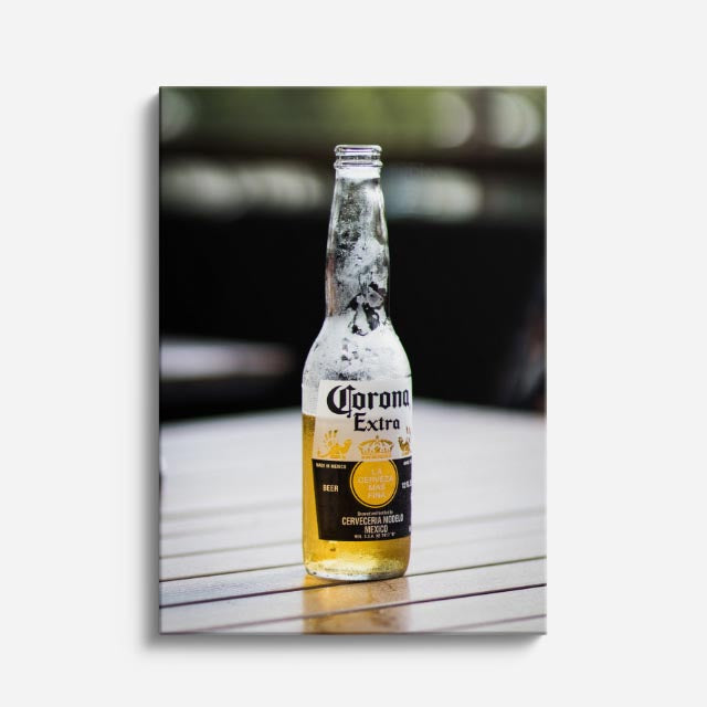 cuadro canvas cerveza corona clásica estilo contemporáneo