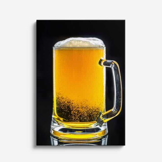 cuadro canvas cerveza tarro clásico estilo contemporáneo