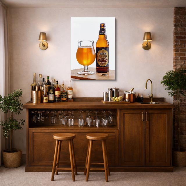 cuadro canvas cerveza cerveza artesanal estilo contemporáneo