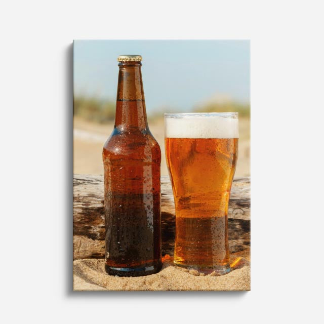 cuadro canvas cerveza doble malta estilo contemporáneo