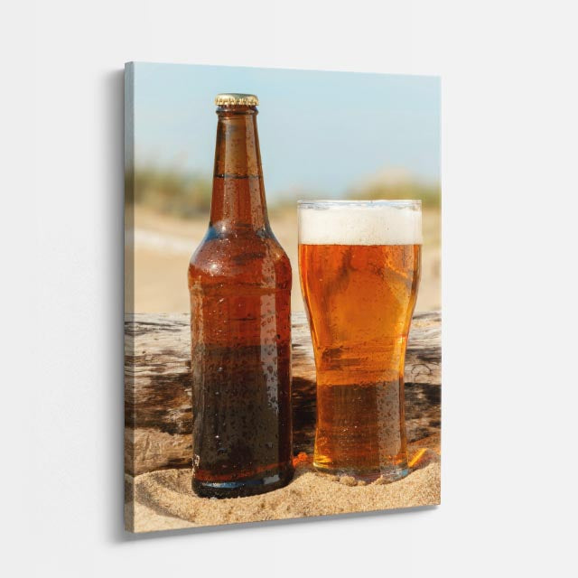 cuadro canvas cerveza doble malta estilo contemporáneo