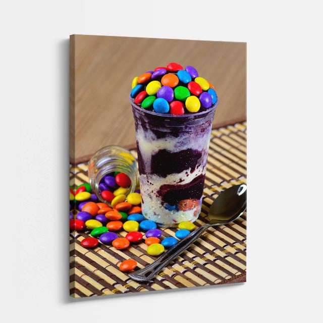 cuadro canvas bebidas postre dulce estilo contemporáneo