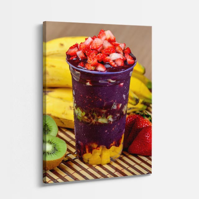 cuadro canvas bebidas mix tropical estilo contemporáneo