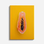 cuadro canvas bebidas papaya minimal estilo contemporáneo