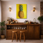 cuadro canvas bebidas piña tropical estilo contemporáneo