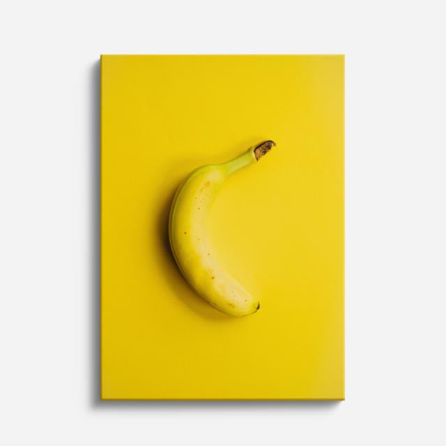 cuadro canvas bebidas banana pop estilo contemporáneo