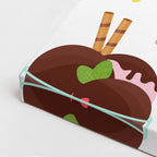 cuadro canvas postres y bebidas patrón dulces estilo contemporáneo
