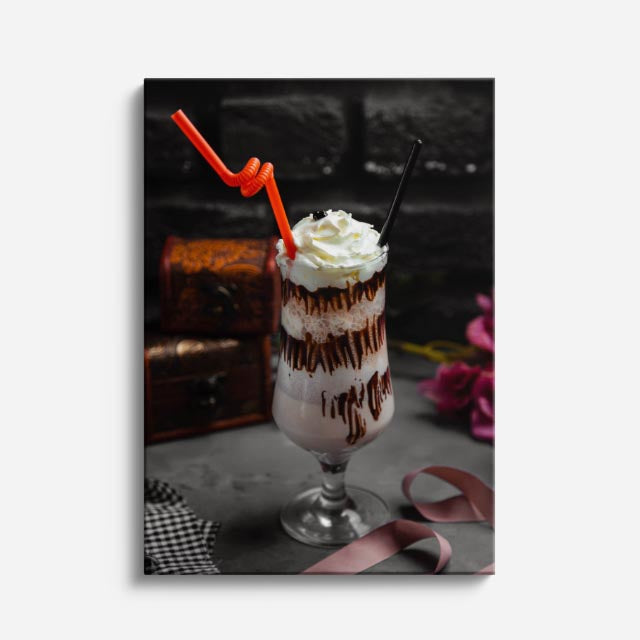cuadro canvas bebidas milkshake clásico estilo contemporáneo