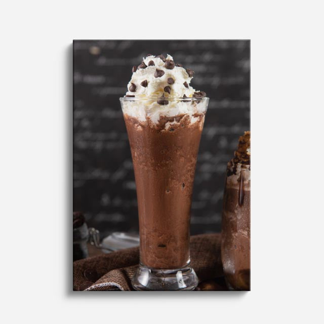 cuadro canvas bebidas chocolate alto estilo contemporáneo