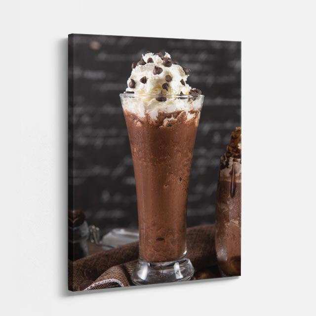 cuadro canvas bebidas chocolate alto estilo contemporáneo