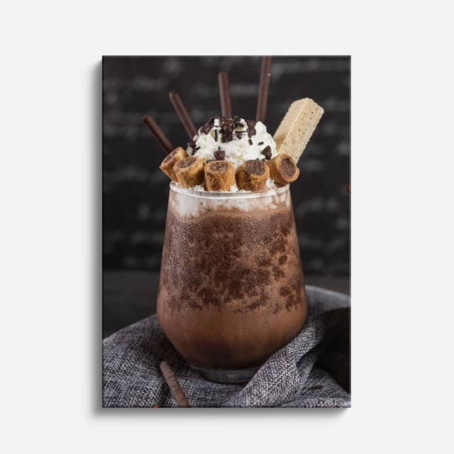 cuadro canvas bebidas shake supremo estilo contemporáneo