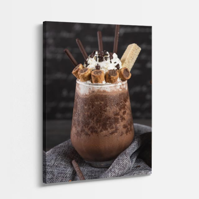 cuadro canvas bebidas shake supremo estilo contemporáneo