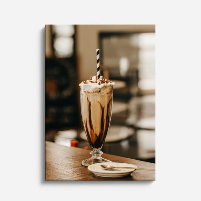cuadro canvas bebidas café vintage estilo contemporáneo