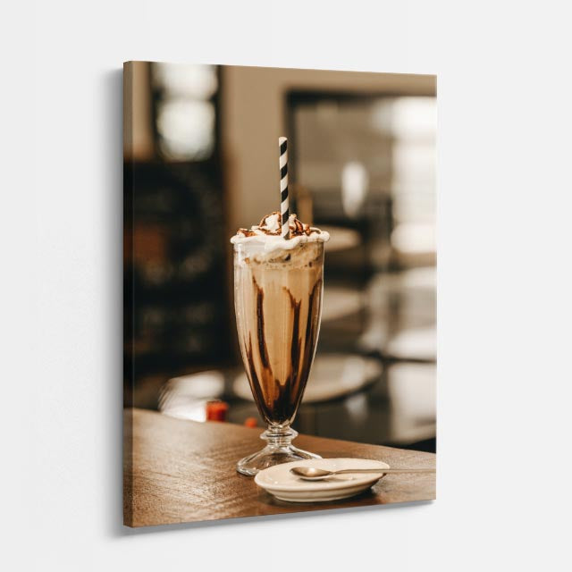 cuadro canvas bebidas café vintage estilo contemporáneo