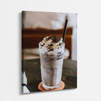 cuadro canvas bebidas frappé cookies estilo contemporáneo