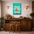 cuadro canvas bebidas sunrise drink estilo contemporáneo