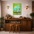 cuadro canvas bebidas mojito fresh estilo contemporáneo