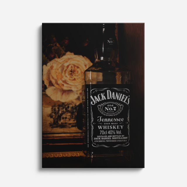 cuadro canvas bebidas whiskey dark estilo contemporáneo