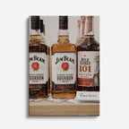 cuadro canvas bebidas premium bourbon selection estilo contemporáneo