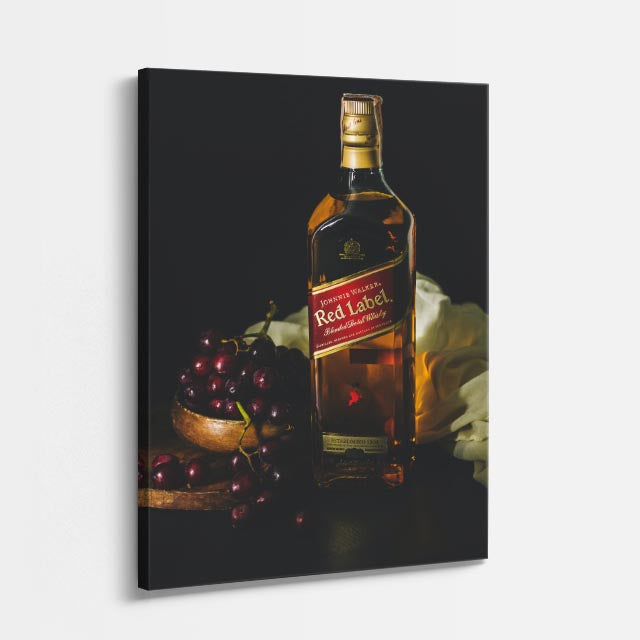 cuadro canvas bebidas premium whiskey clásico estilo contemporáneo