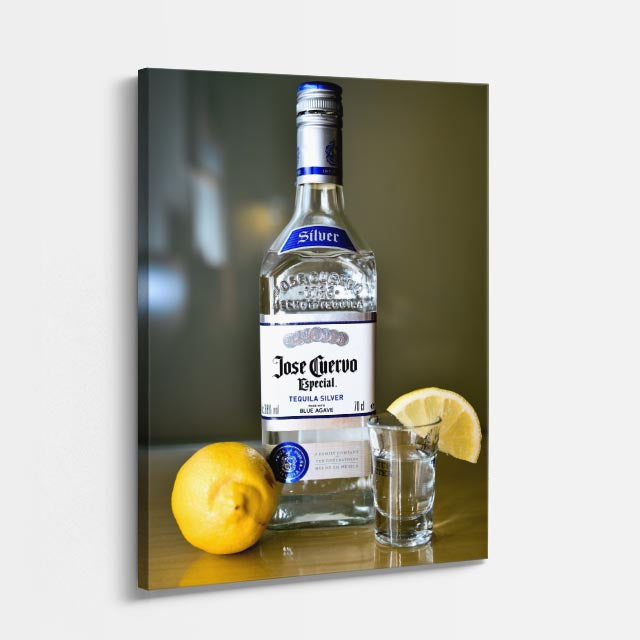 cuadro canvas bebidas premium tequila fresh estilo contemporáneo