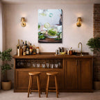 cuadro canvas bebidas premium gin tonic estilo contemporáneo