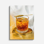 cuadro canvas bebidas premium old fashioned estilo contemporáneo